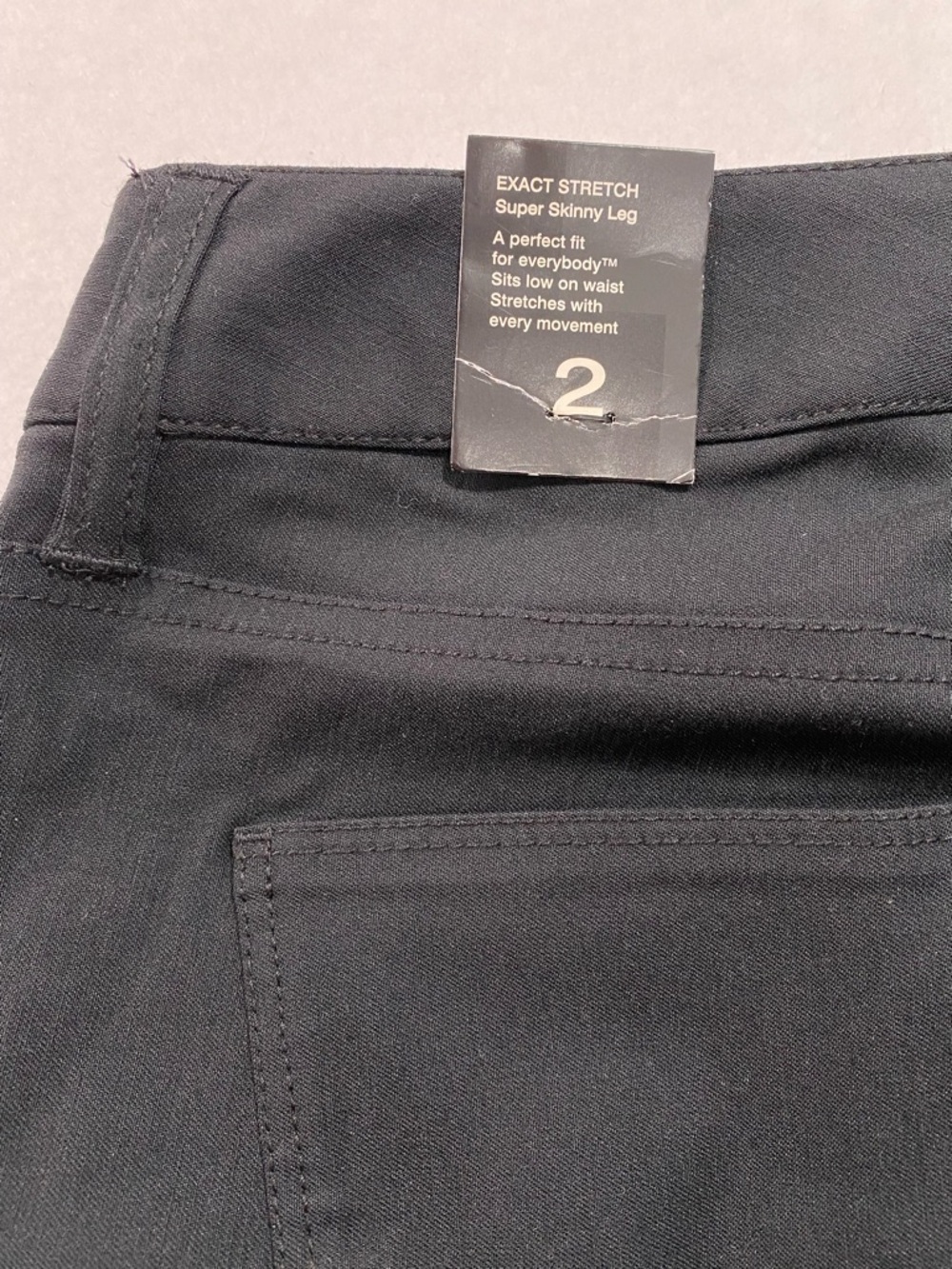 NWT The Limited Exact Stretch Super Skinny Leg Pants Black Women’s 2 Zip Ankle - Picture 8 of 14